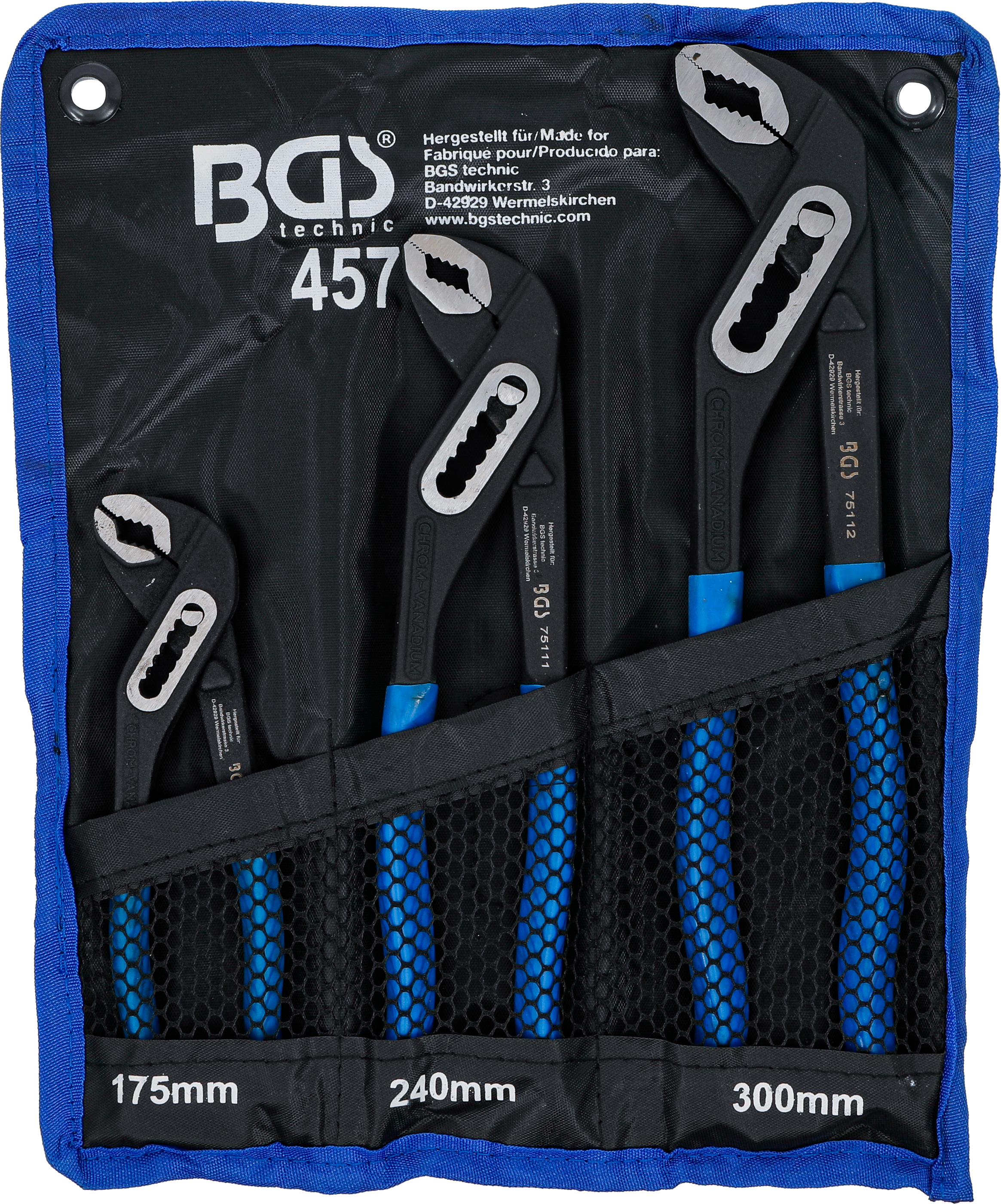 BGS Wasserpumpenzangen-Satz | 3-tlg.