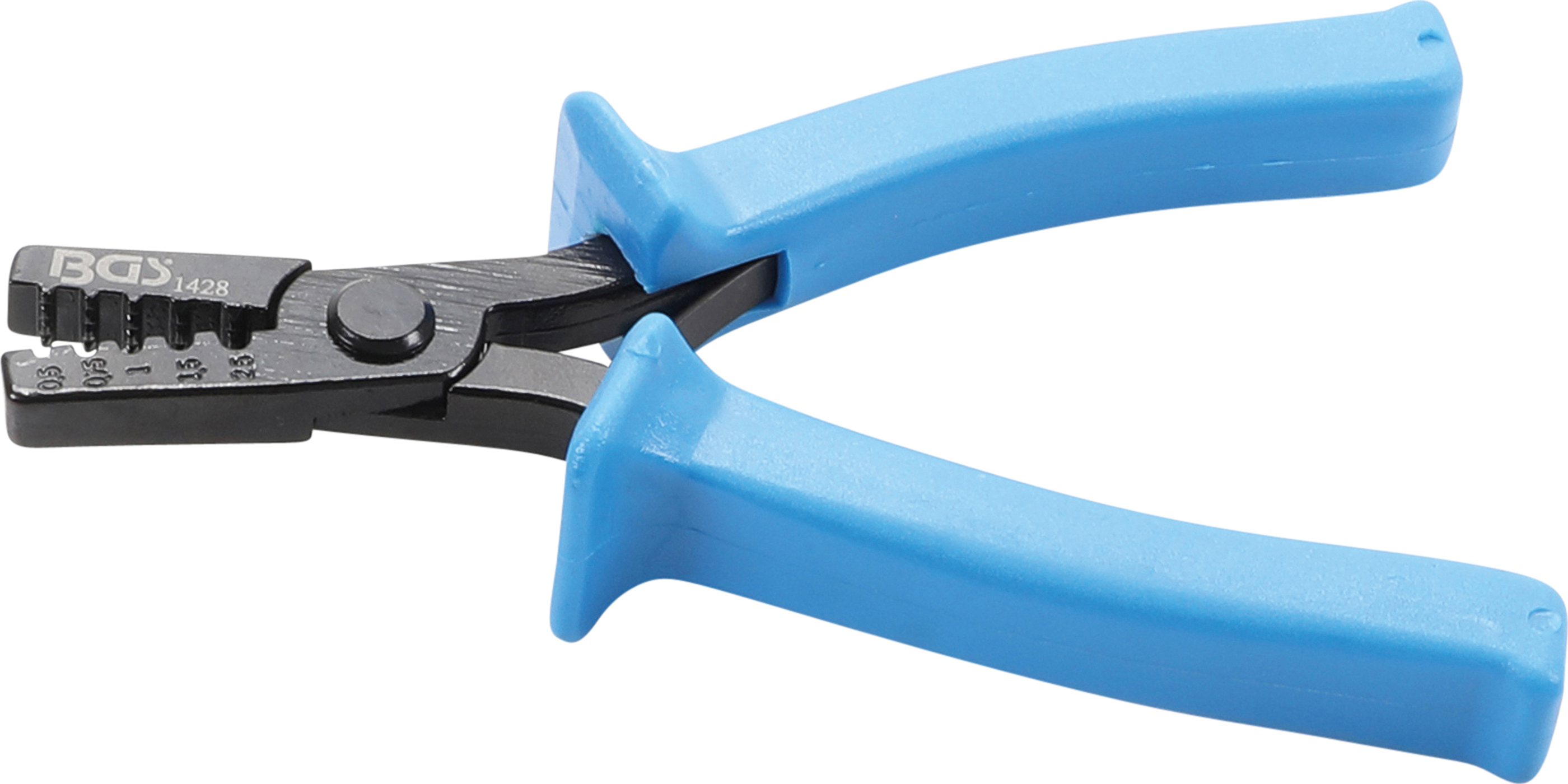 BGS Kabelschuh-Presszange | für Aderendhülsen 0,5 - 2,5 mm²