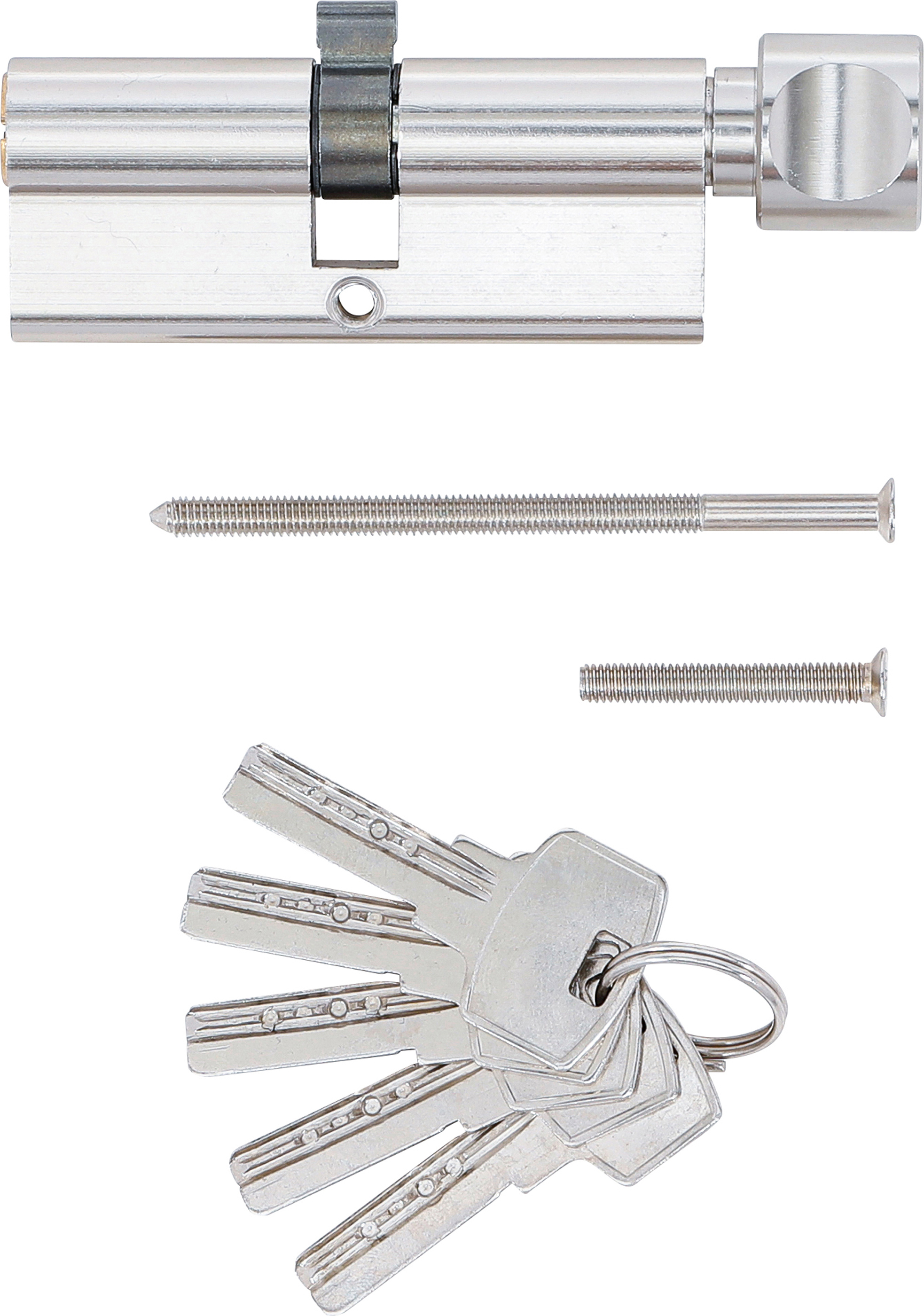 BGS Sicherheits-Türzylinder | mit Drehknauf | 80 mm