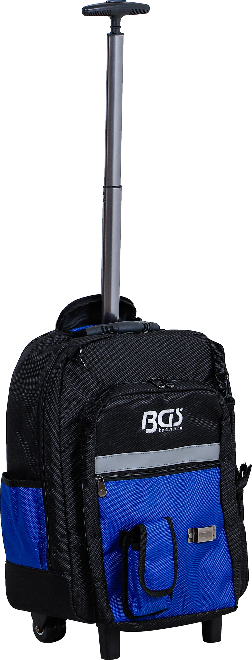 BGS Werkzeugrucksack | mit Teleskopgriff, fahrbar | 66-tlg.