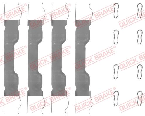 Zubehörsatz, Scheibenbremsbelag