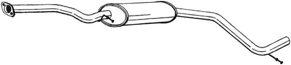 Mittelschalldämpfer