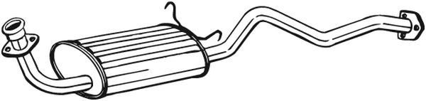 Mittelschalldämpfer