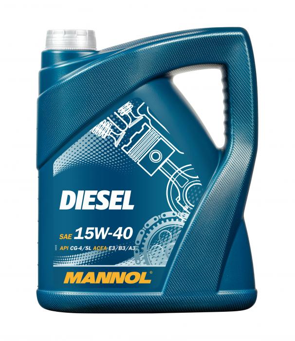 15W-40 Mannol 7402 Diesel Motoröl mineralisch 5 Liter