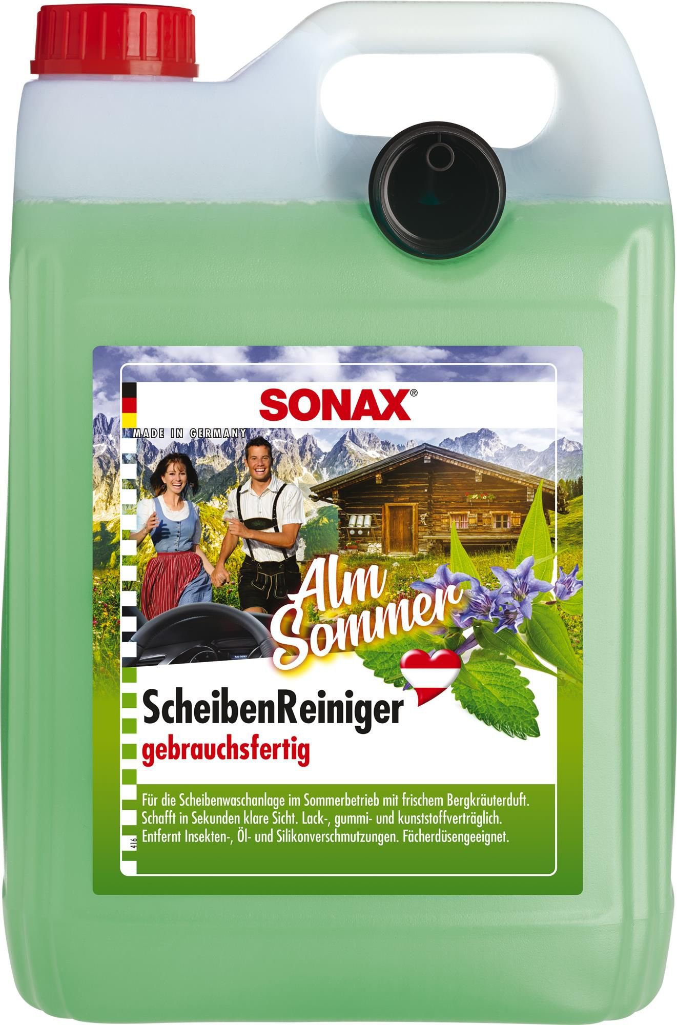 Sonax ScheibenReiniger gebrauchsfertig Alm Sommer 5 Liter