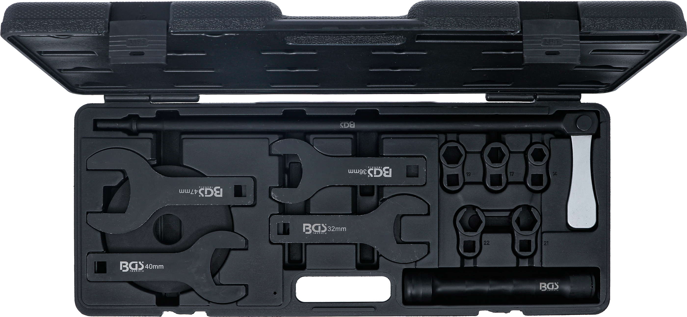 BGS Kraft-Schlaglöser-Satz | für Druckluft-Hammer | 12-tlg.