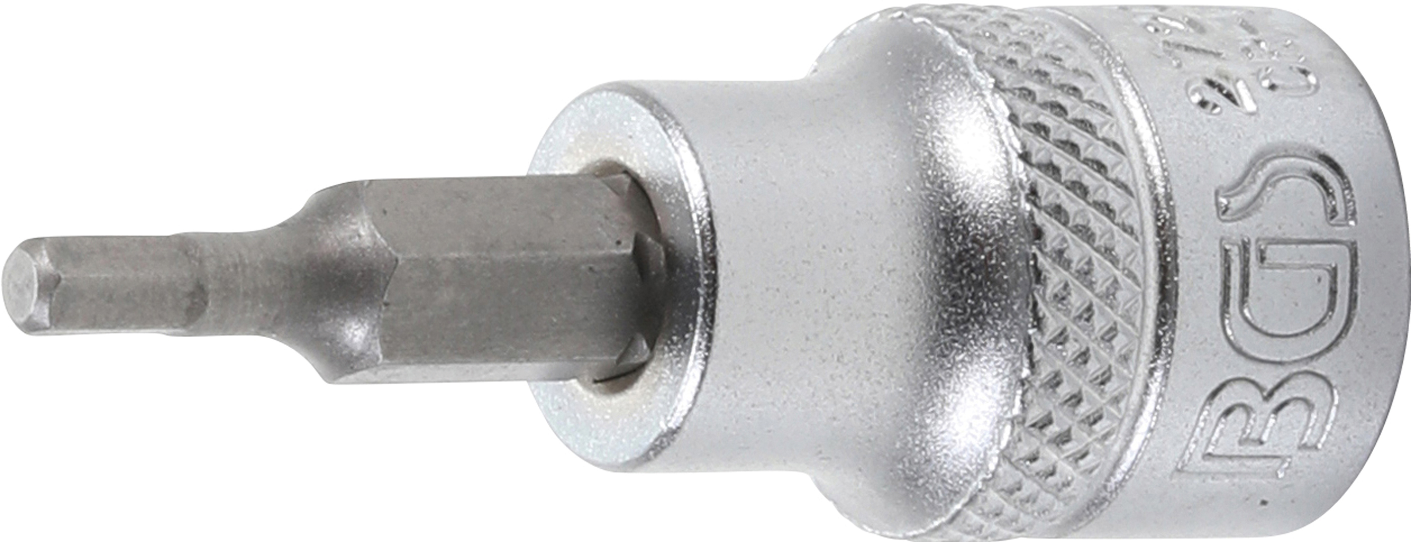 BGS Bit-Einsatz | Antrieb Innenvierkant 10 mm (3/8") | Innensechskant 1/8"
