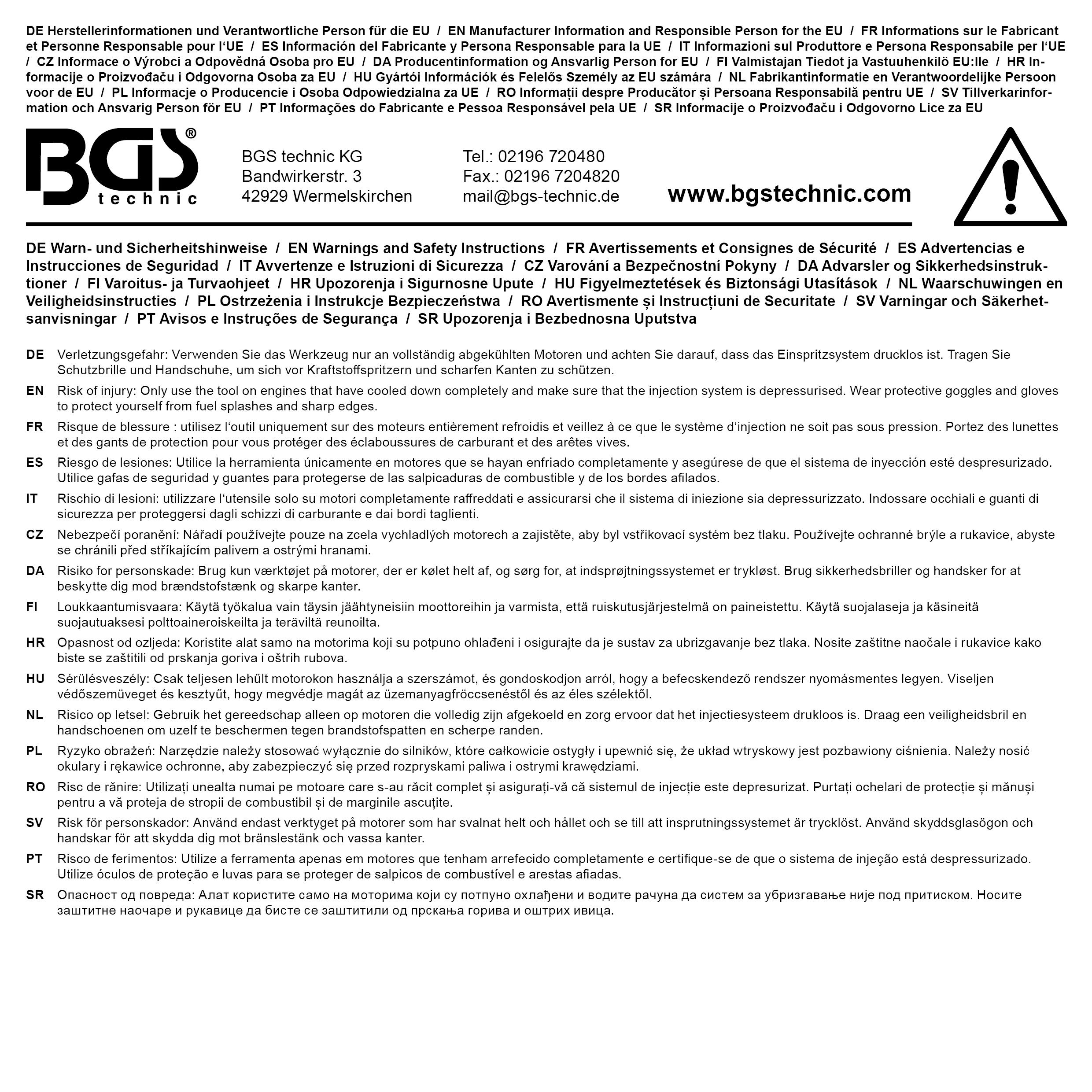 BGS Leitungsschlüssel-Satz, offen | Antrieb Innenvierkant 12,5 mm (1/2") | SW 14 - 17 - 19 mm