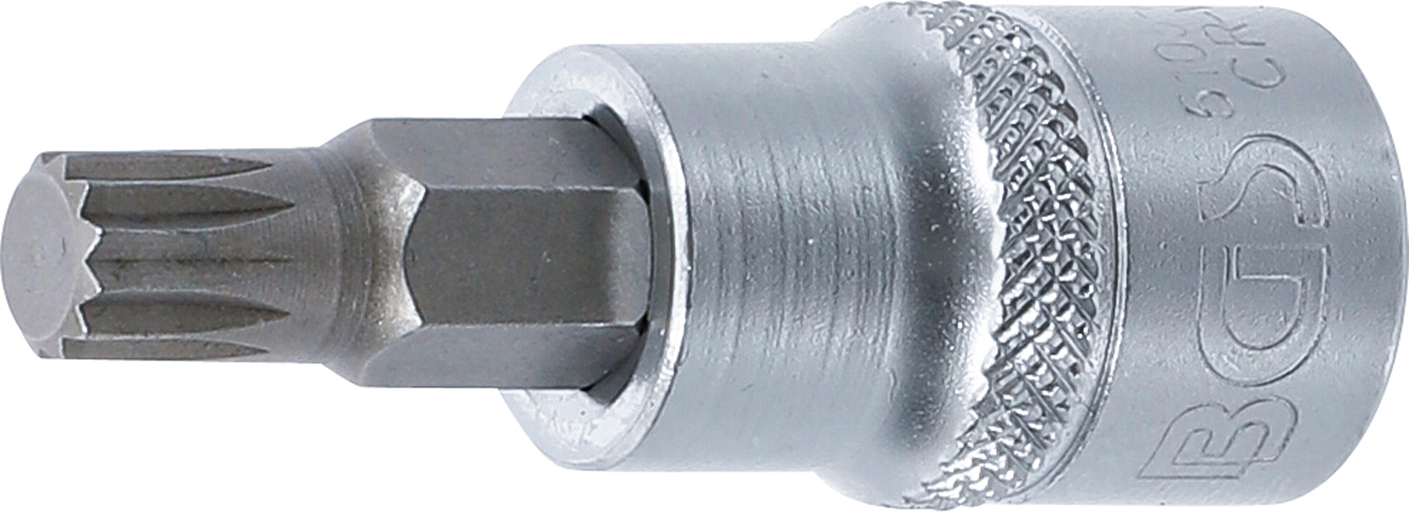 BGS Bit-Einsatz | Antrieb Innenvierkant 10 mm (3/8") | Innenvielzahn (für XZN) M8