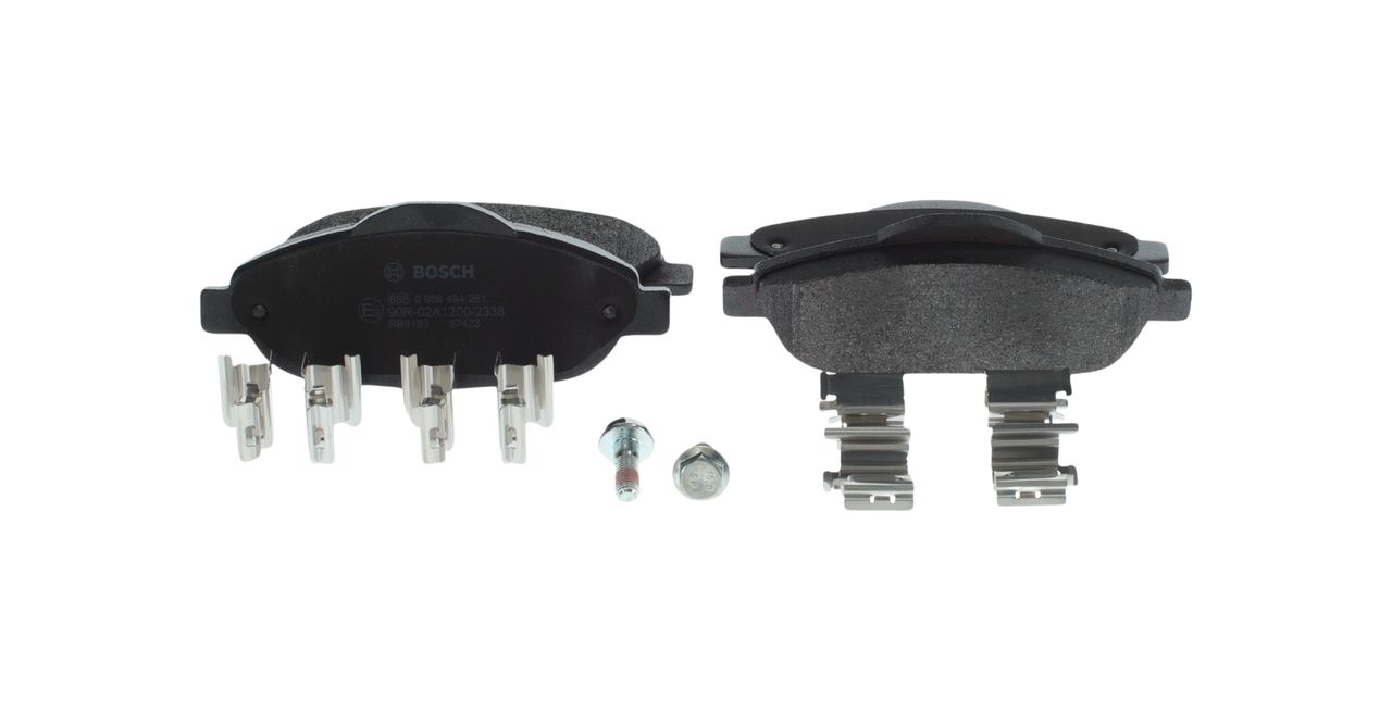 Bremsbelagsatz, Scheibenbremse