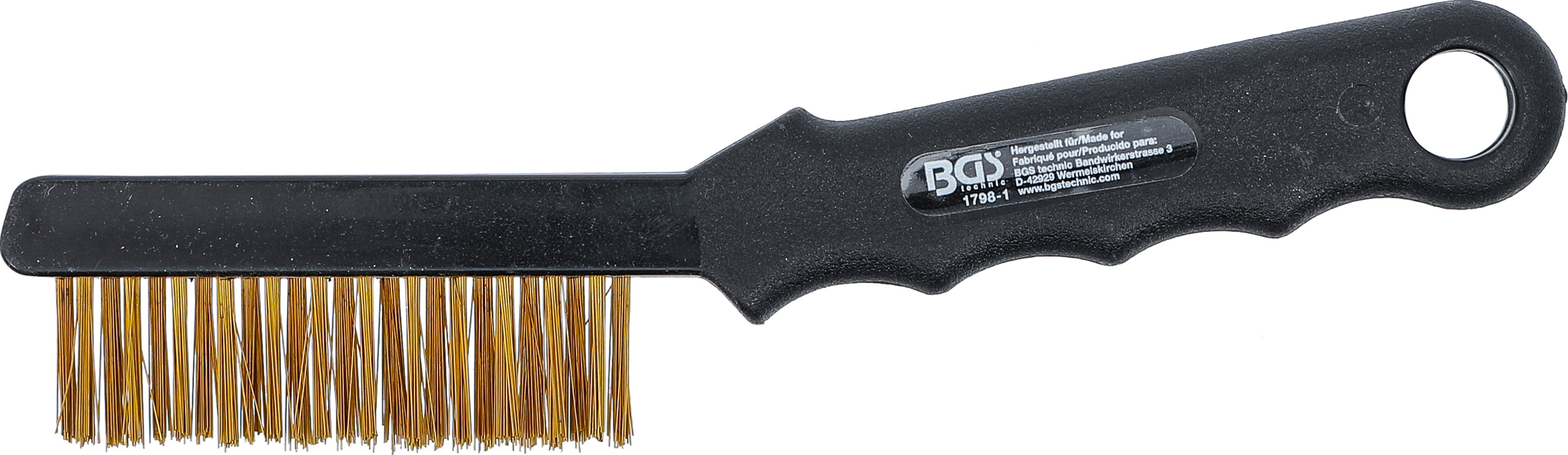 BGS Bremssattelbürste | Messing | 220 mm