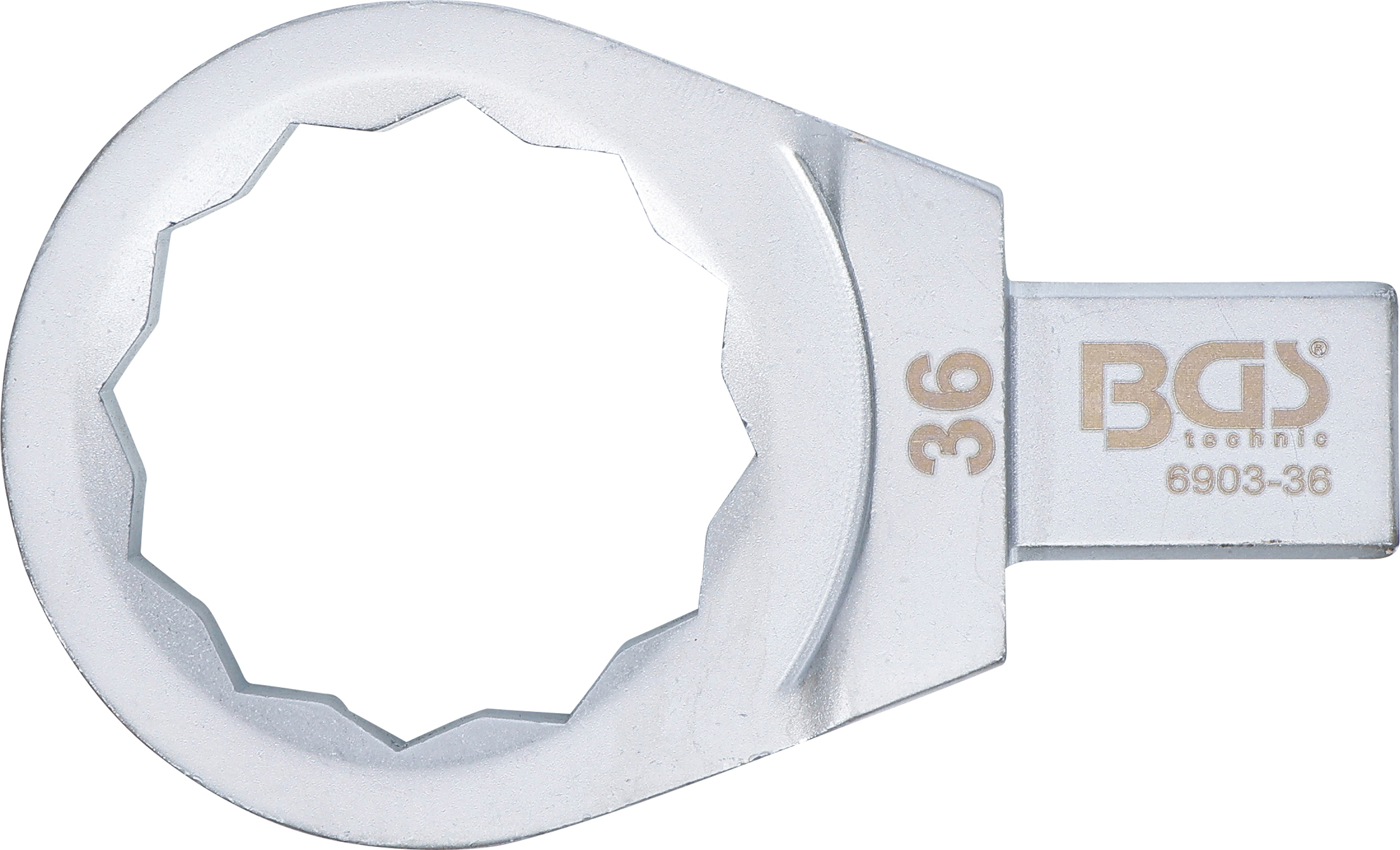 BGS Einsteck-Ringschlüssel | 36 mm | Aufnahme 14 x 18 mm