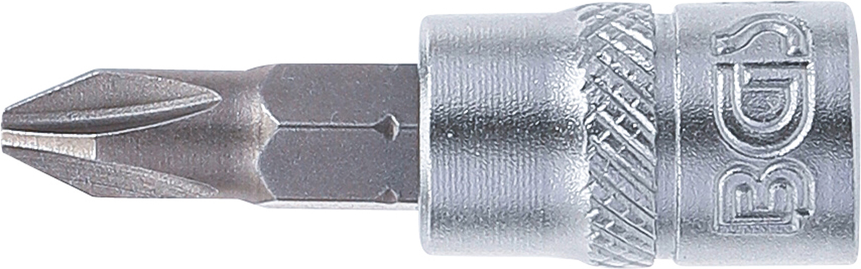 BGS Bit-Einsatz | Antrieb Innenvierkant 6,3 mm (1/4") | Kreuzschlitz PH2