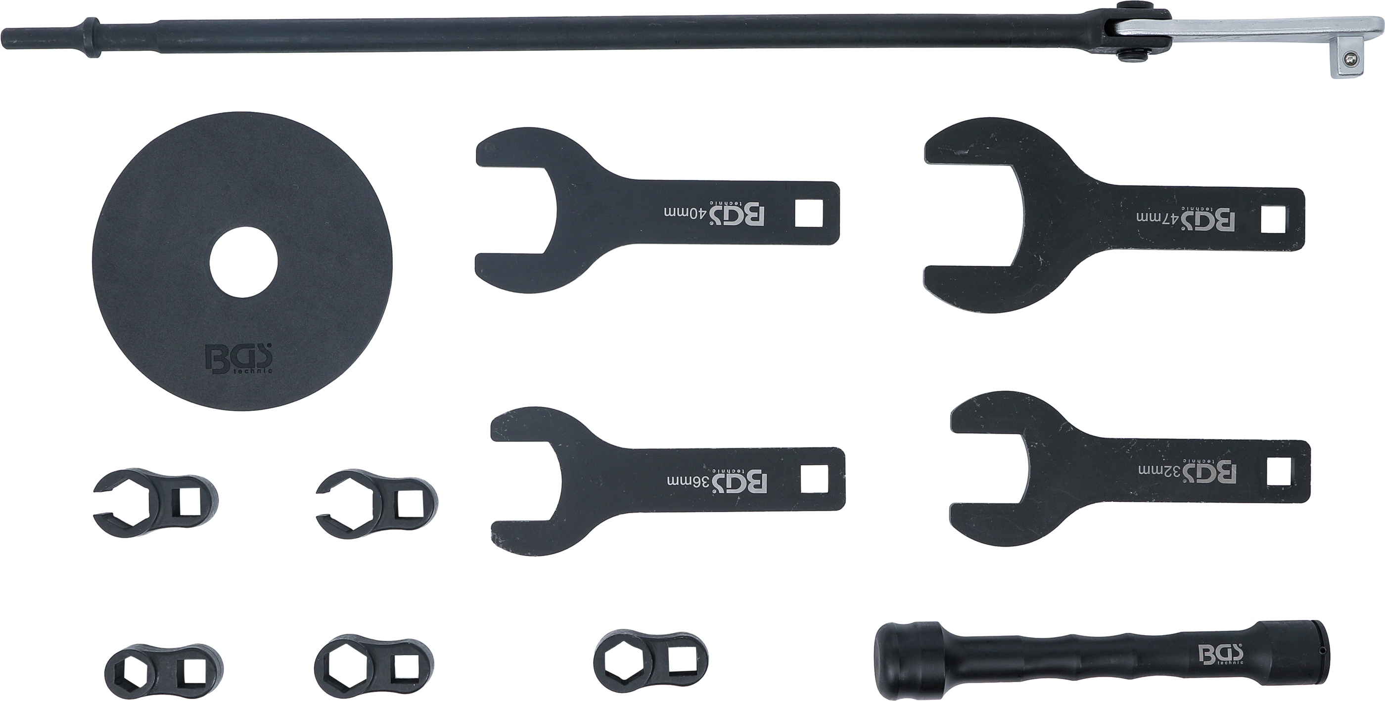 BGS Kraft-Schlaglöser-Satz | für Druckluft-Hammer | 12-tlg.