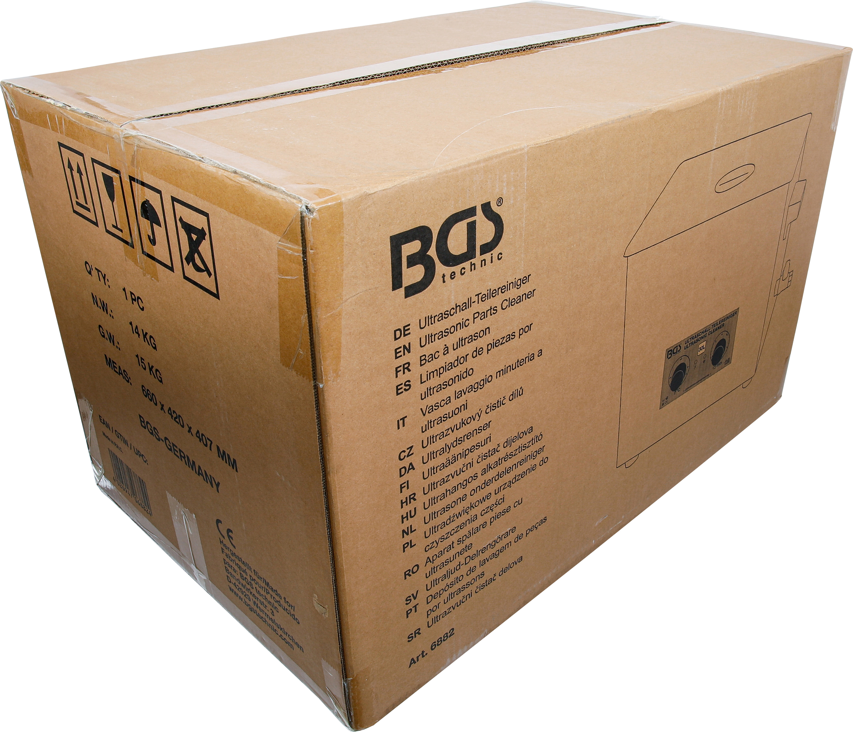 BGS Ultraschall-Teilereiniger | 30 l