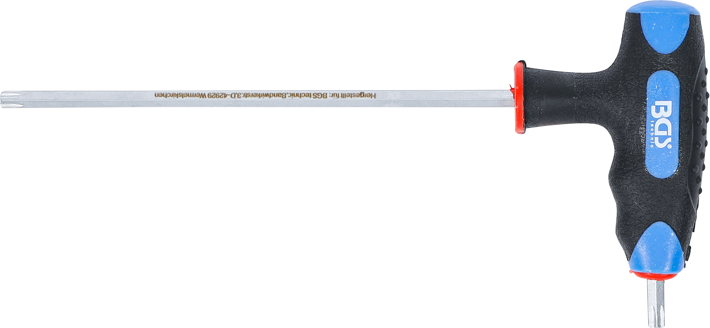 BGS Schraubendreher mit T-Griff und seitlicher Klinge | T-Profil (für Torx) T30