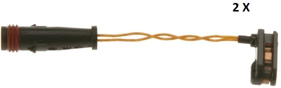 Warnkontakt, Bremsbelagverschleiß