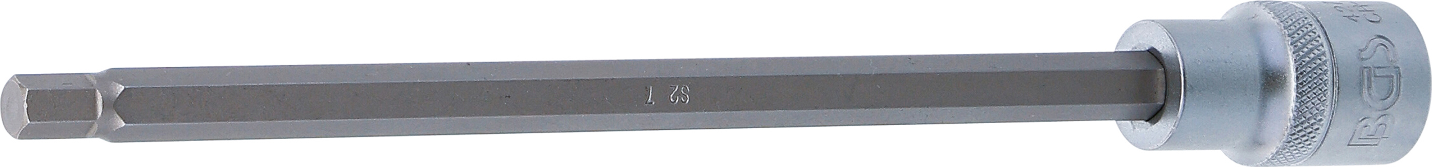 BGS Bit-Einsatz | Länge 200 mm | Antrieb Innenvierkant 12,5 mm (1/2") | Innensechskant 7 mm