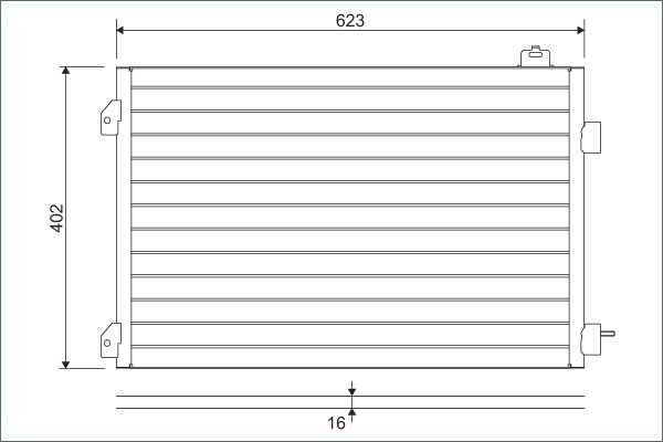 Kondensator, Klimaanlage