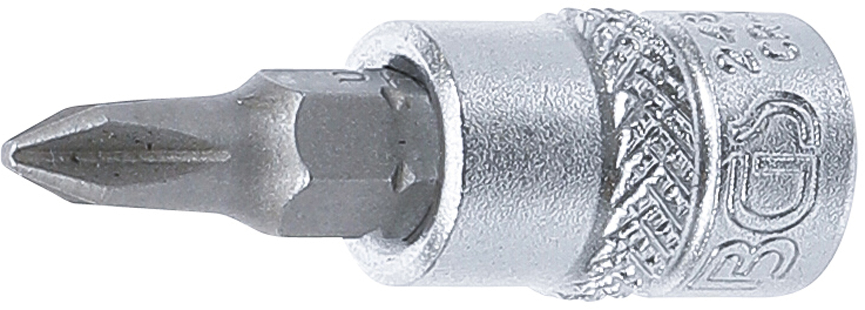 BGS Bit-Einsatz | Antrieb Innenvierkant 6,3 mm (1/4") | Kreuzschlitz PH1