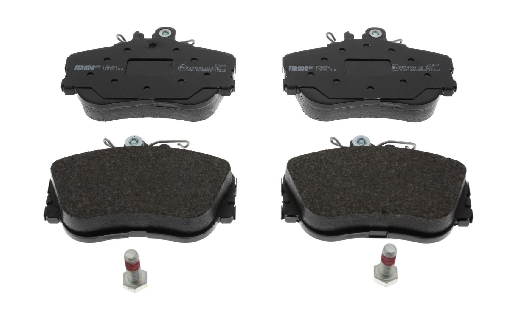 Bremsbelagsatz, Scheibenbremse