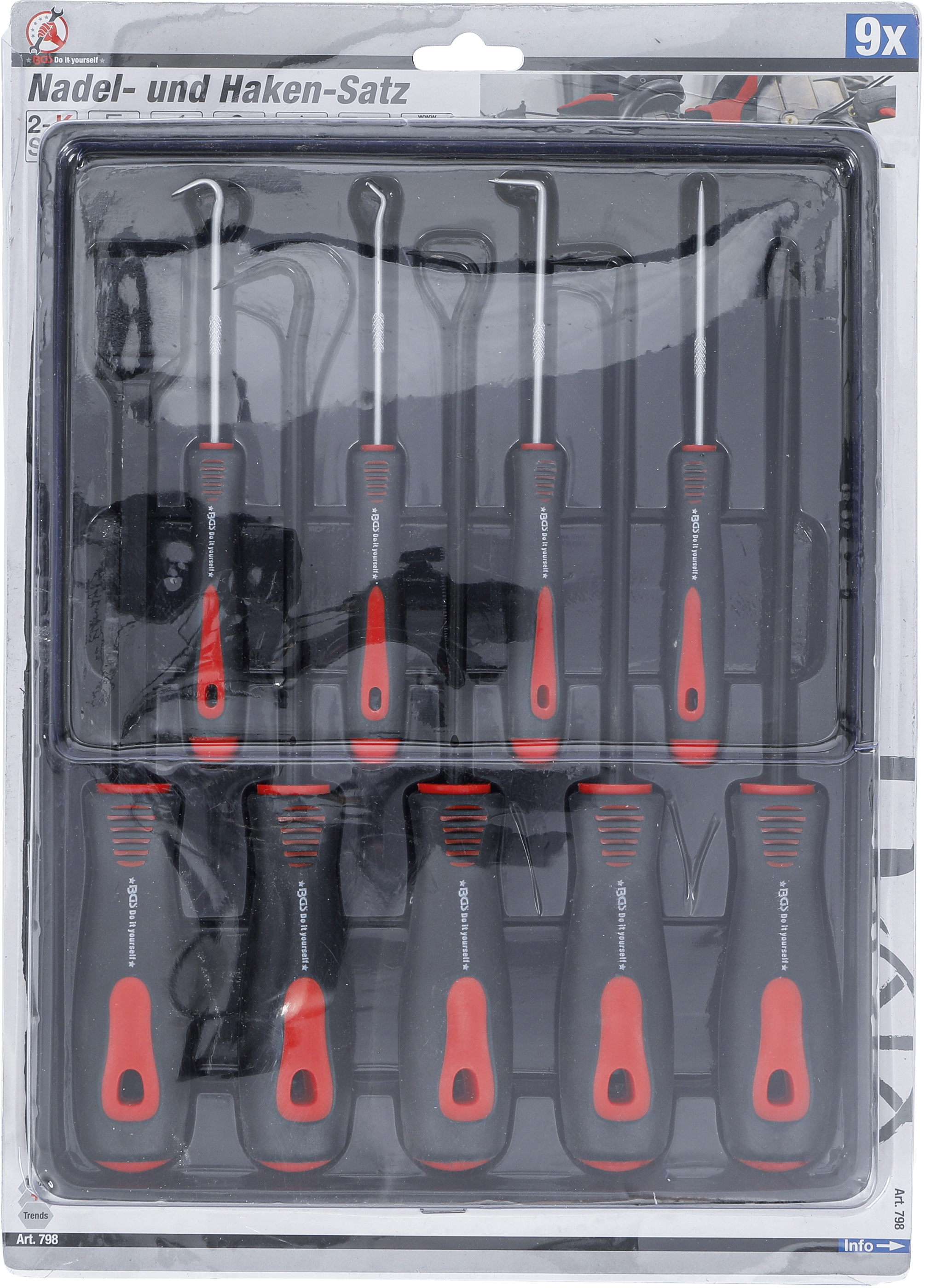 BGS Nadel- und Haken-Satz | 9-tlg.