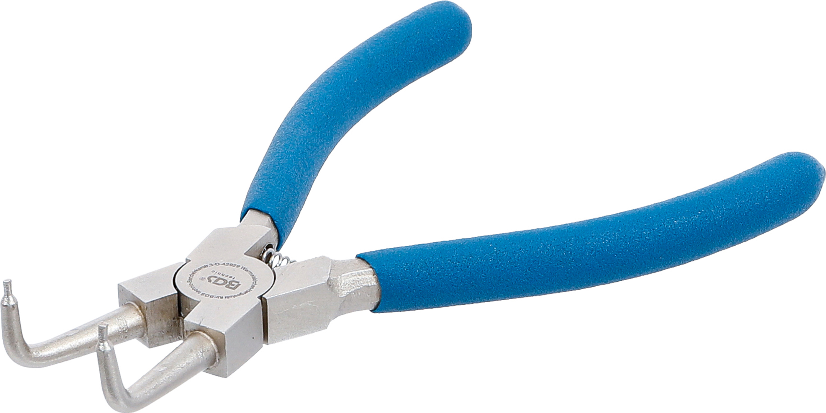 BGS Sprengringzange | abgewinkelt | für Innensprengringe | 150 mm