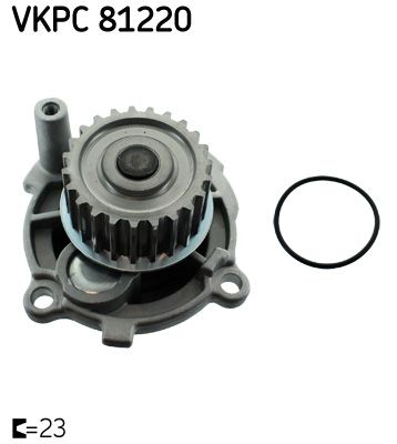 Kühlmittelpumpe, mit dichtung passt zu: AUDI A3, A4 B5, A4 B6, A4 B7, A6 C5; SEAT ALTEA, ALTEA XL, CORDOBA, CORDOBA VARIO, EXEO, EXEO ST, IBIZA II, LEON, TOLEDO II, TOLEDO III 1.6-2.0 11.94-05.15