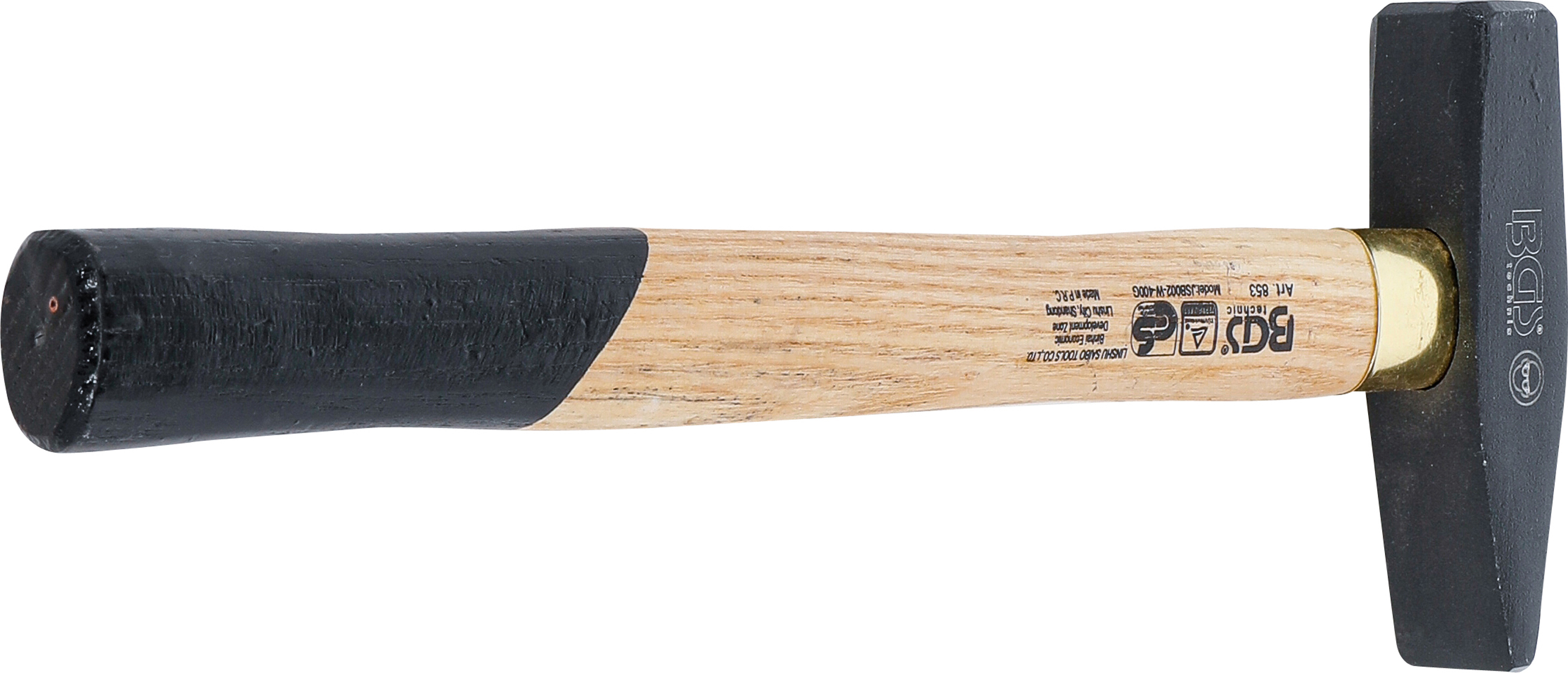 BGS Schlosserhammer | Holz-Stiel | DIN 1041 | 400 g