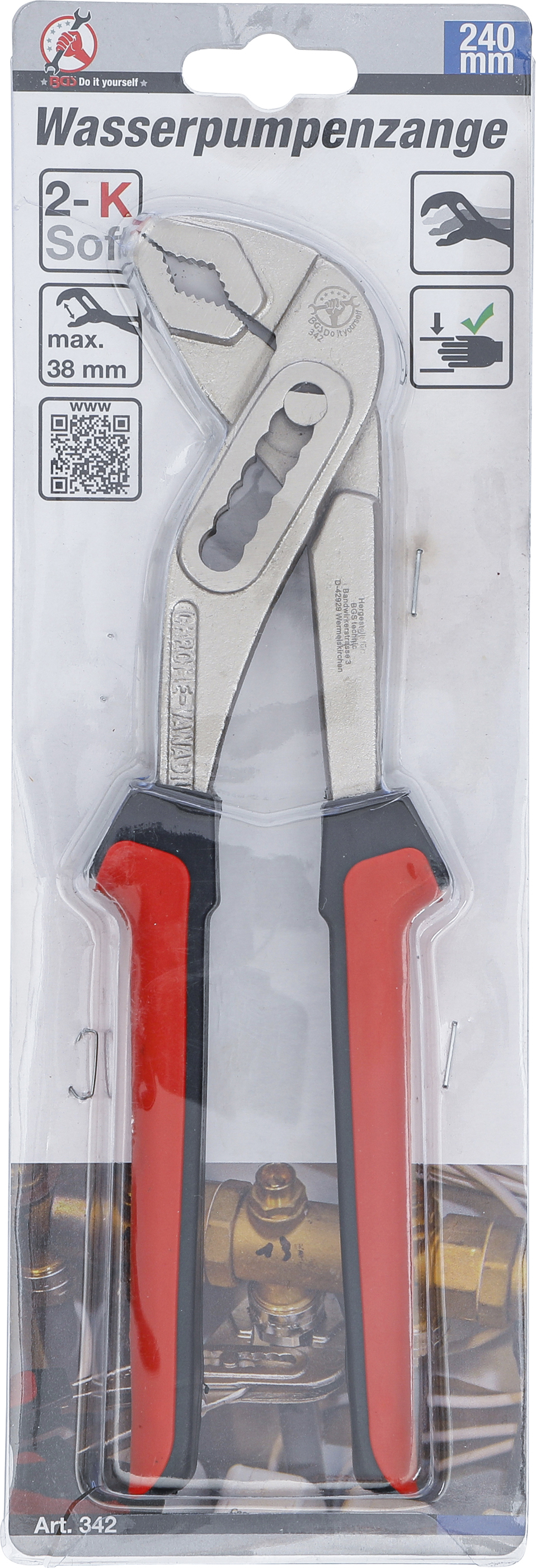 BGS Wasserpumpenzange | 240 mm