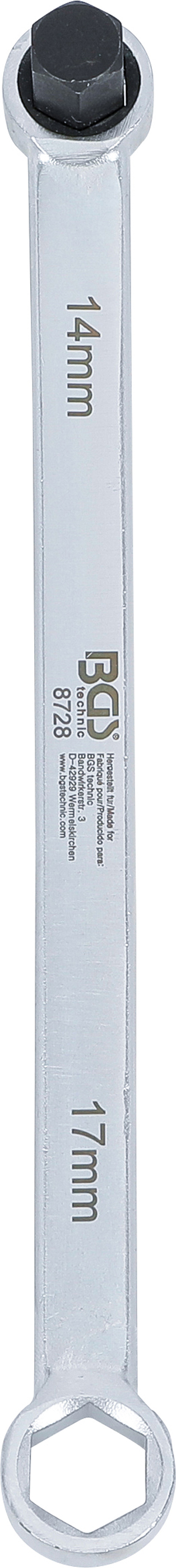 BGS Öldienstschlüssel | SW 17 mm x H14