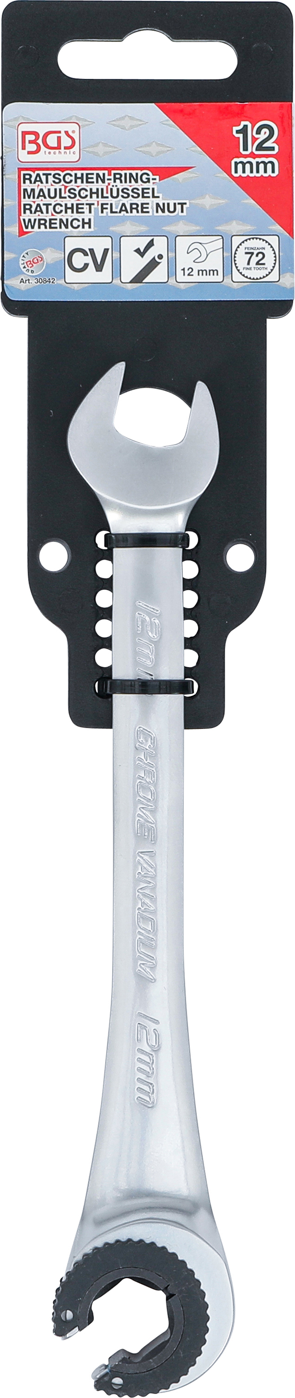 BGS Ratschenring-Maulschlüssel | offen | SW 12 mm