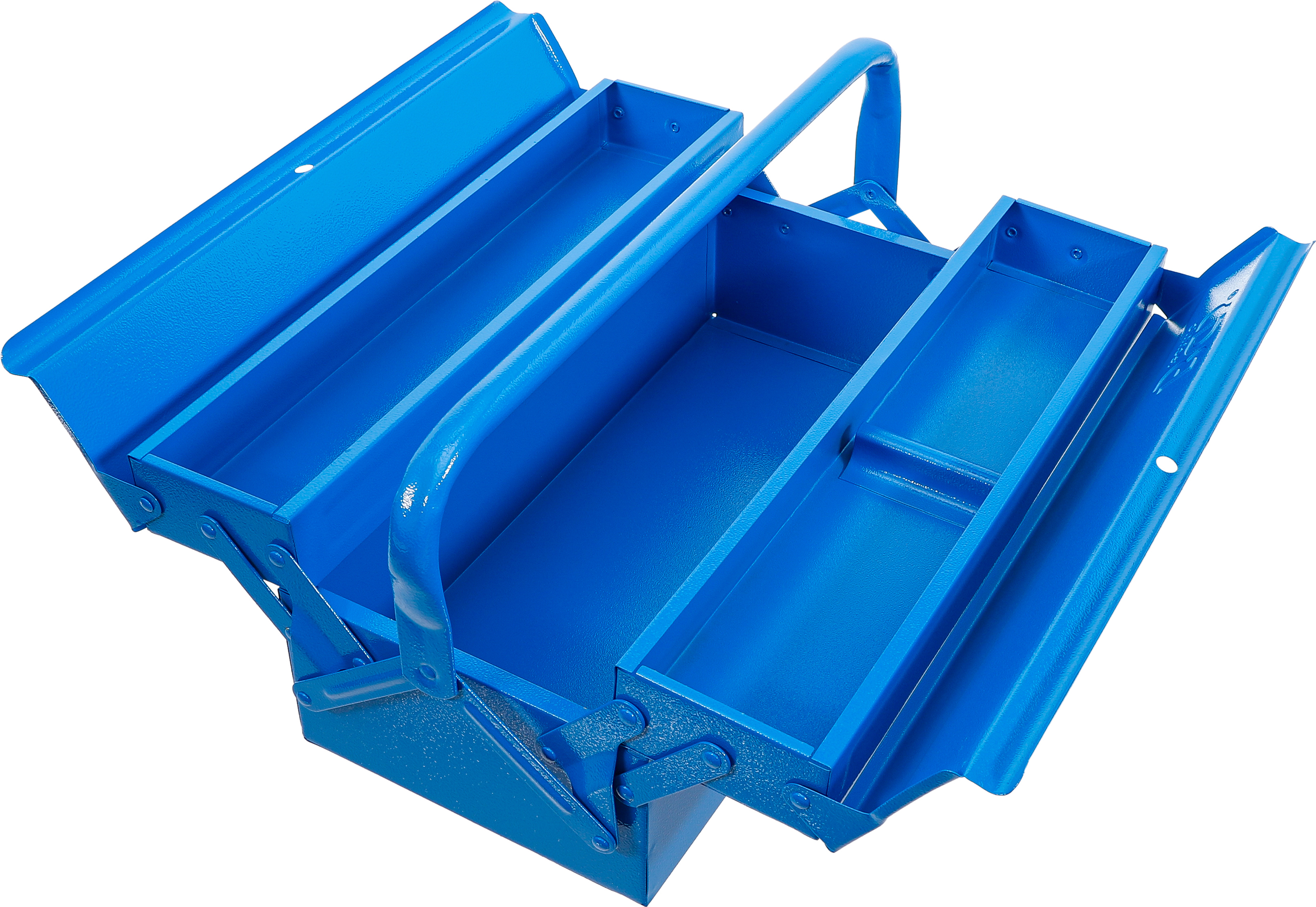 BGS Metall-Werkzeugkasten | leer | 420 x 200 x 150 mm | 3 Fächer