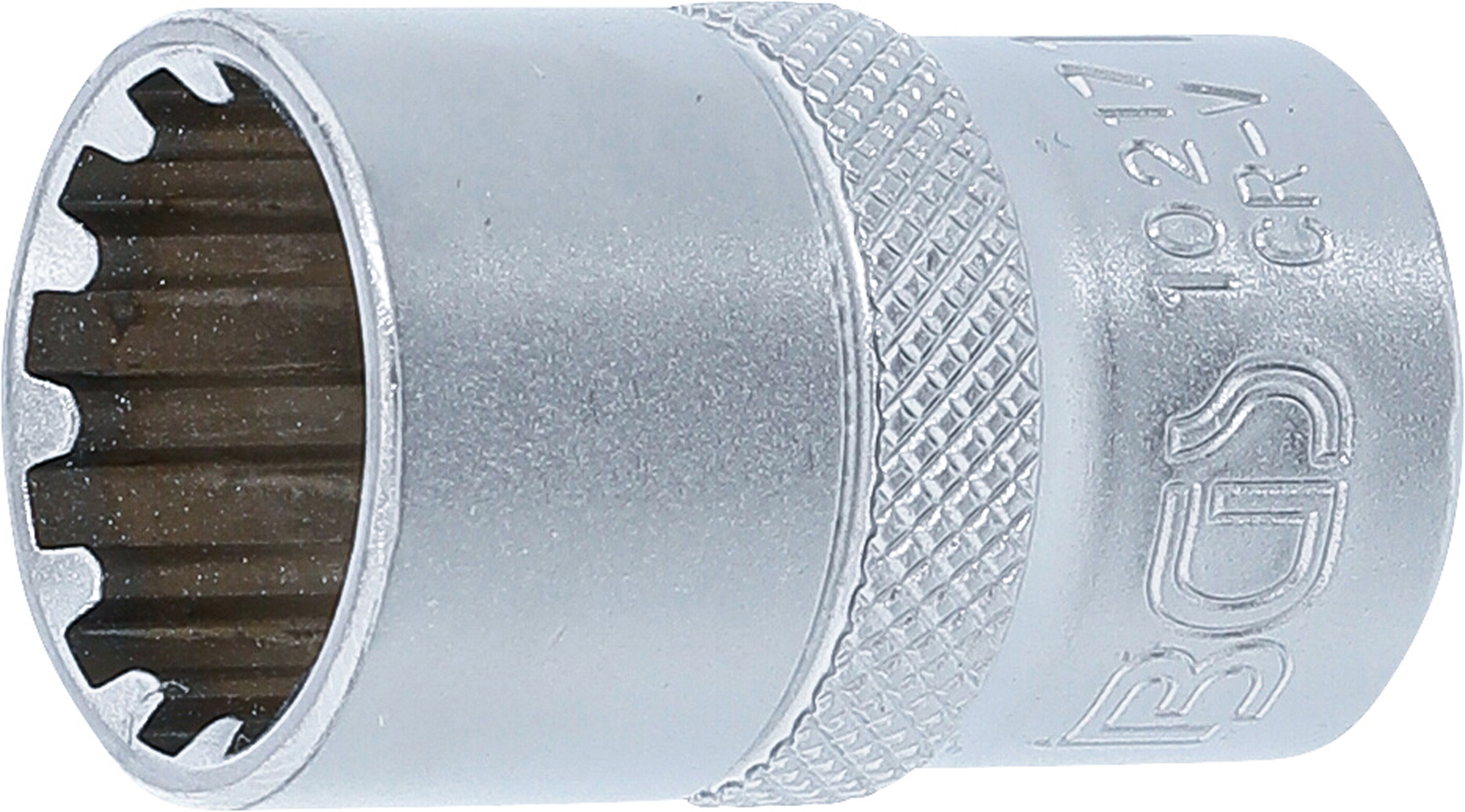 BGS Steckschlüssel-Einsatz Gear Lock | Antrieb Innenvierkant 12,5 mm (1/2") | SW 17 mm