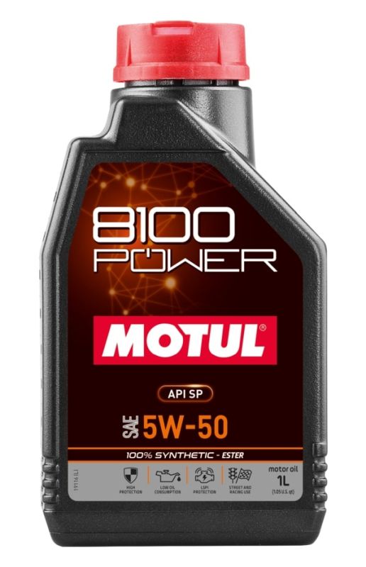 5W-50 Motul 8100 Power Motoröl 1 Liter