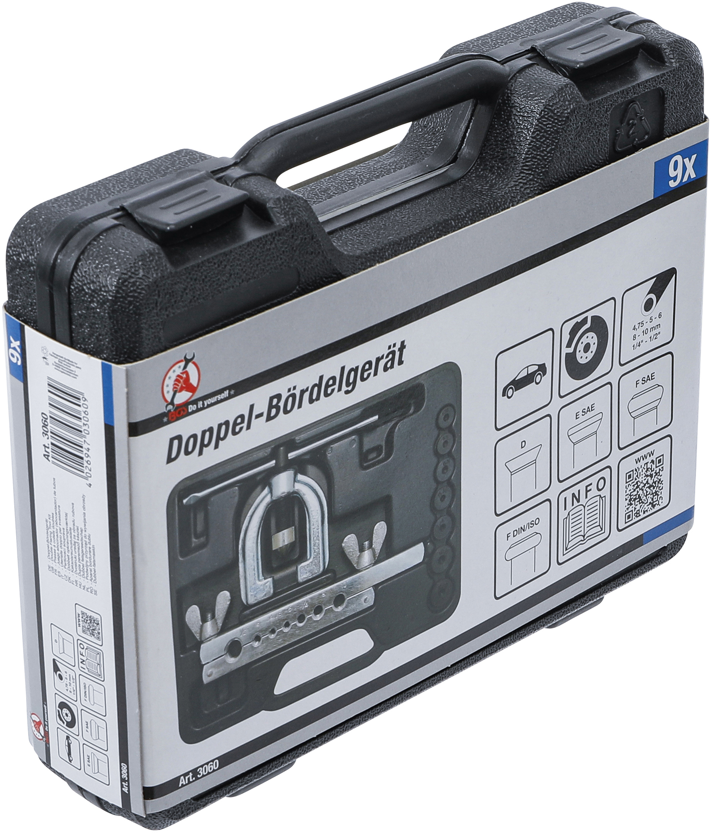 BGS Doppel-Bördelgerät | 9-tlg.