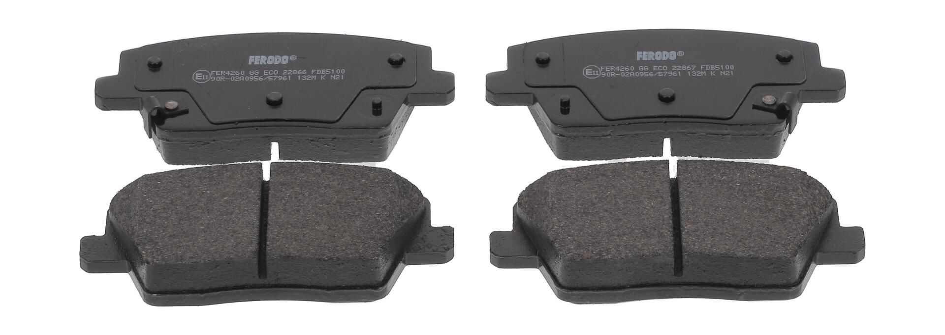 Bremsbelagsatz, Scheibenbremse