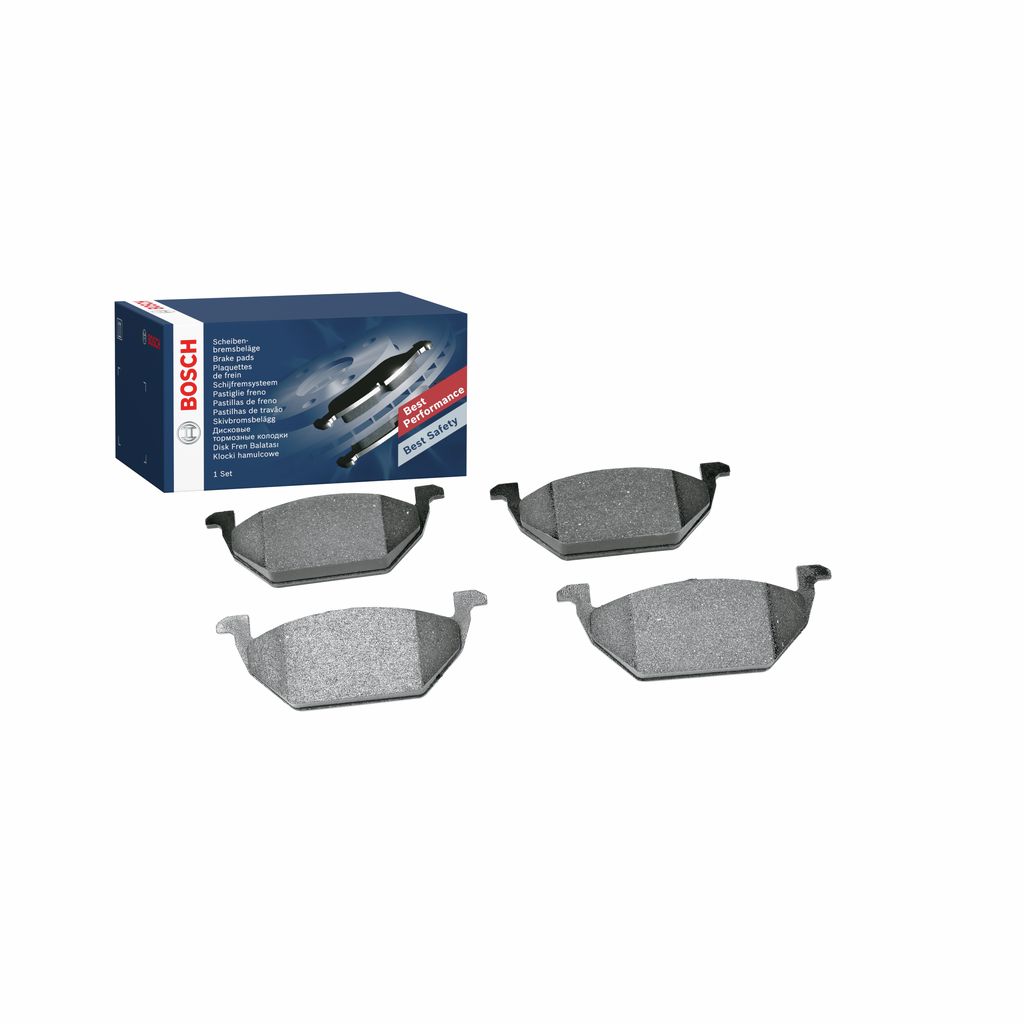 Bremsbelagsatz, Scheibenbremse “BOSCH mit Kolbenclip , 1 987 474 137 , 1 987 474 175 ”