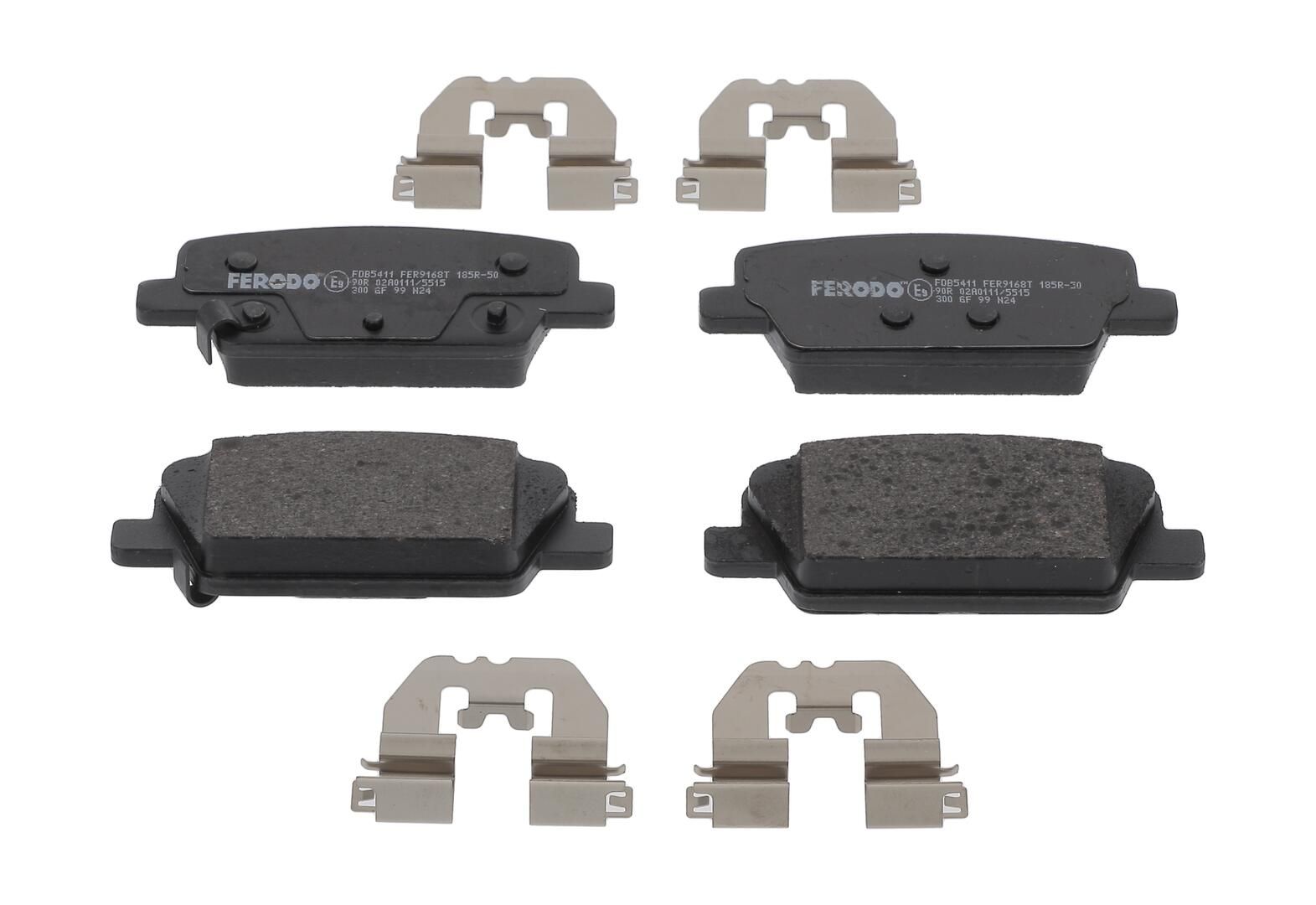 Bremsbelagsatz, Scheibenbremse