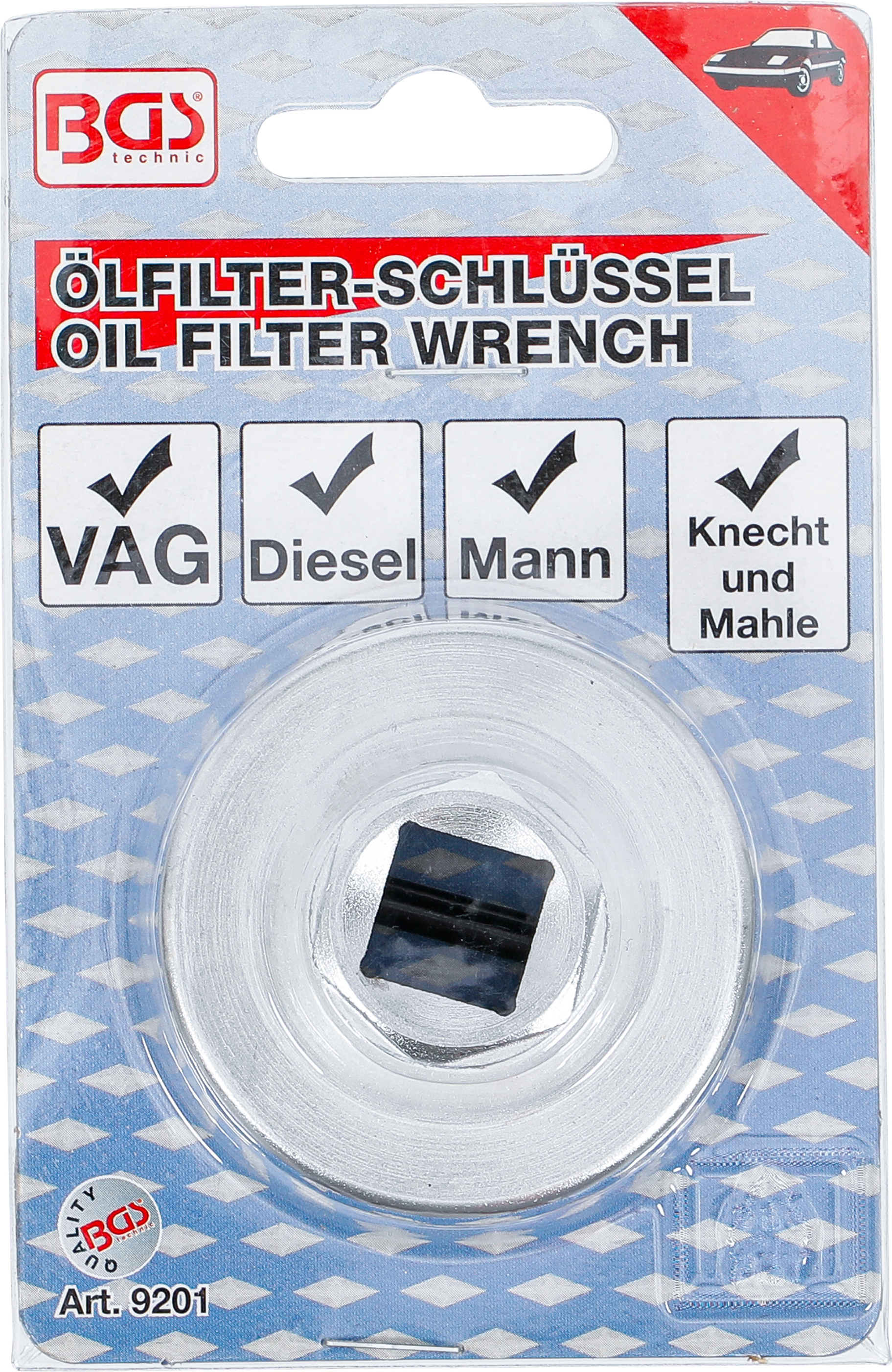 BGS Ölfilterschlüssel | für VAG Diesel mit MANN-/Mahle-Filter
