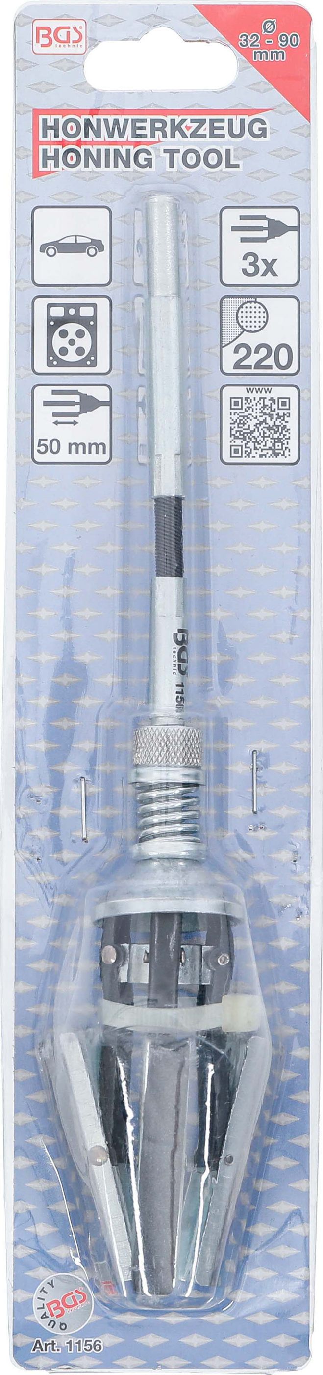 BGS Honwerkzeug, 3-armig | Ø 58 - 80 mm | Backen 50 mm