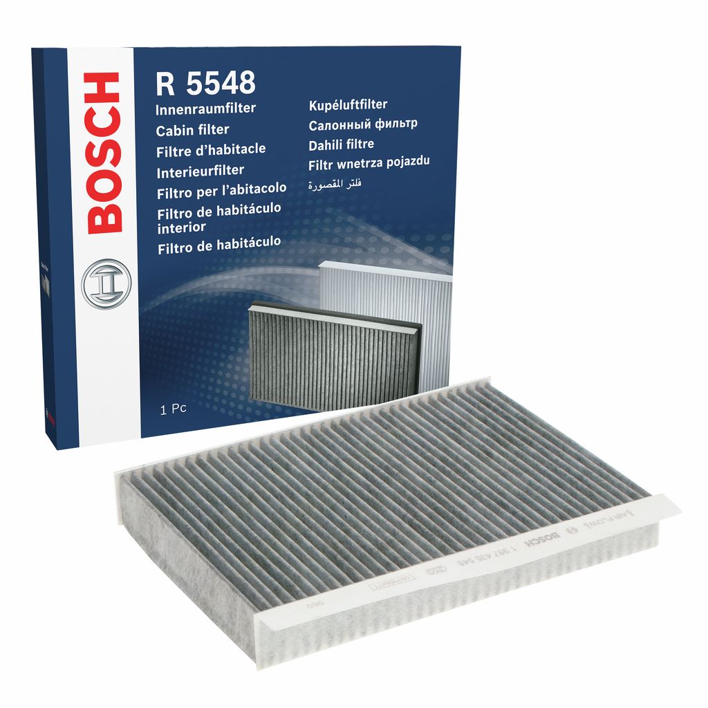 Filter, Innenraumluft 1 987 435 548 “BOSCH 220 mm, 157 mm”