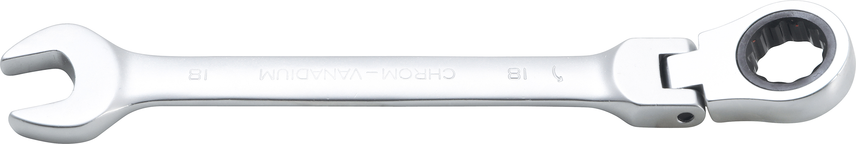 BGS Ratschenring-Maulschlüssel | abwinkelbar | SW 18 mm
