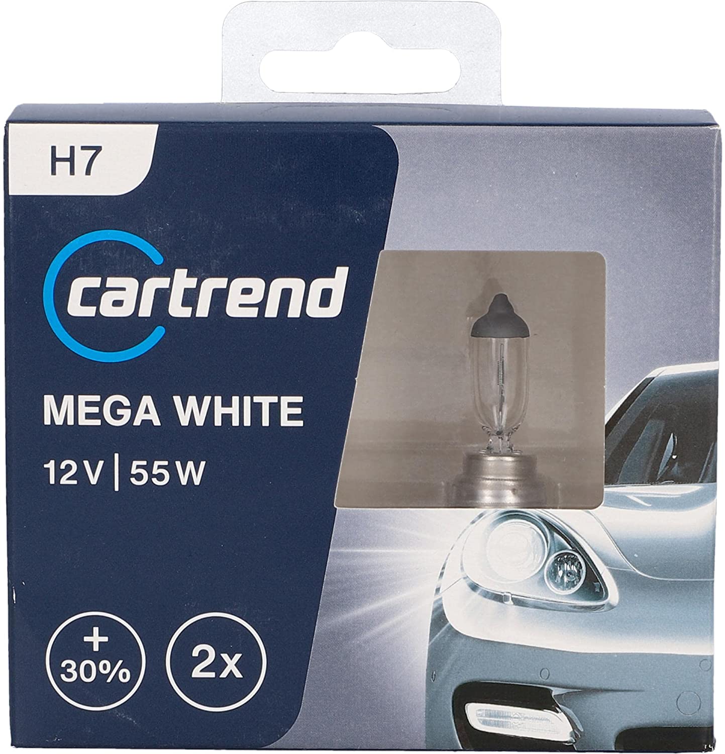 Cartrend H7 Autolampe XENON Mega White 12V 55W Doppelpack