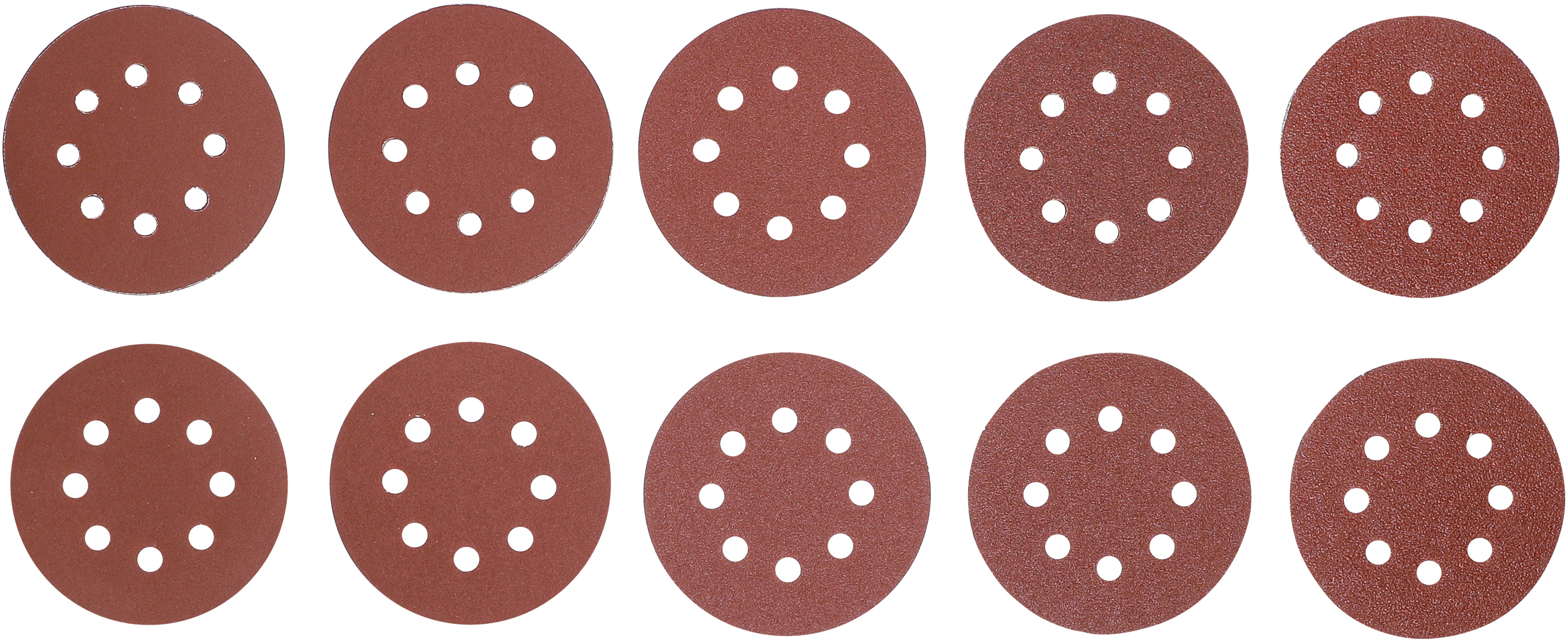 BGS Schleifblatt-Satz für Exzenterschleifer | Ø 125 mm | K 40 - 180 | 25-tlg.