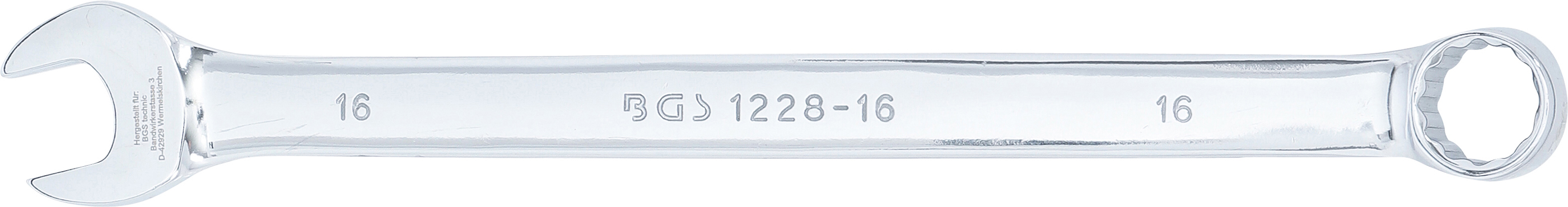 BGS Maul-Ringschlüssel | extra lang | SW 16 mm