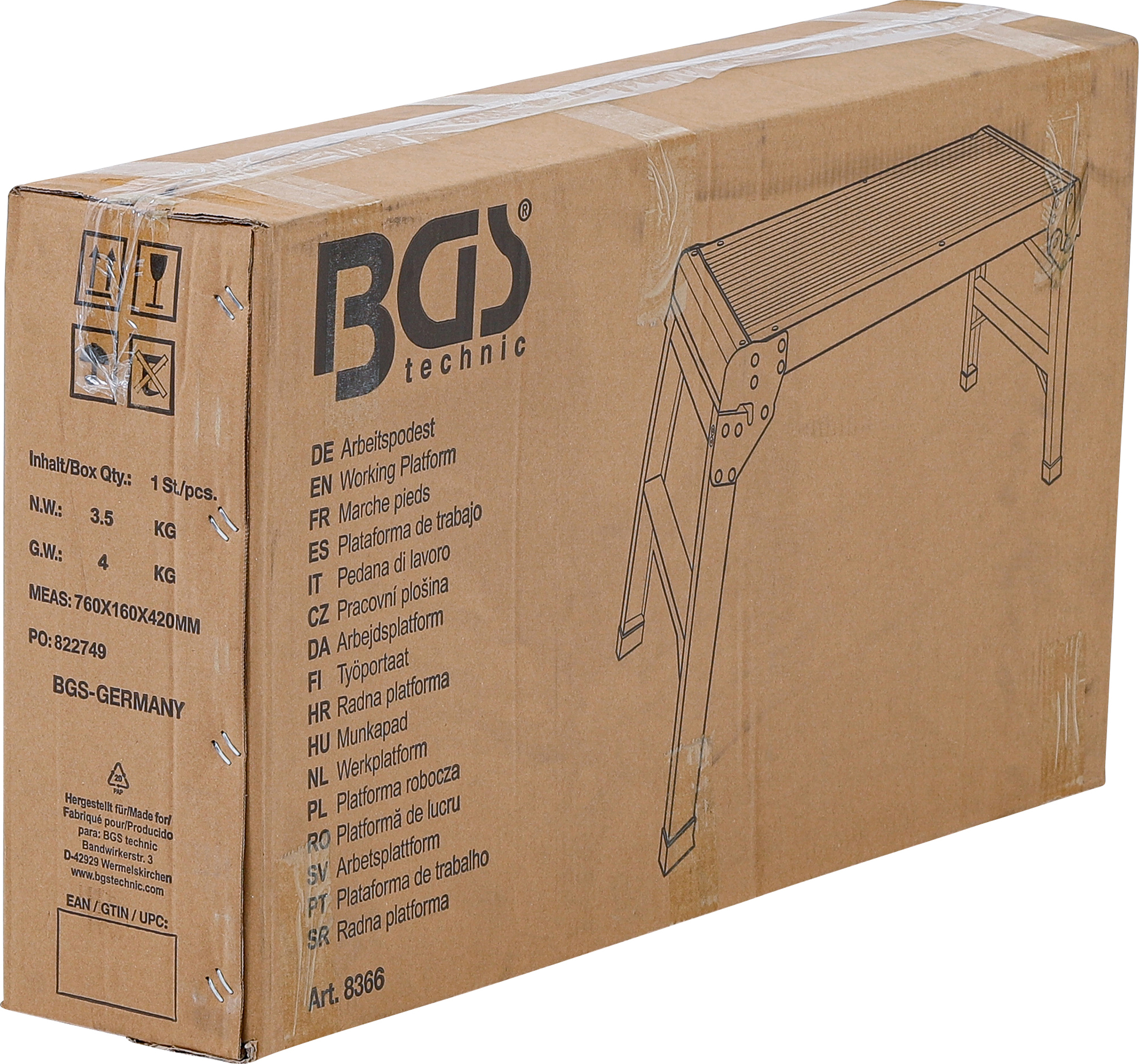 BGS Arbeitspodest | faltbar