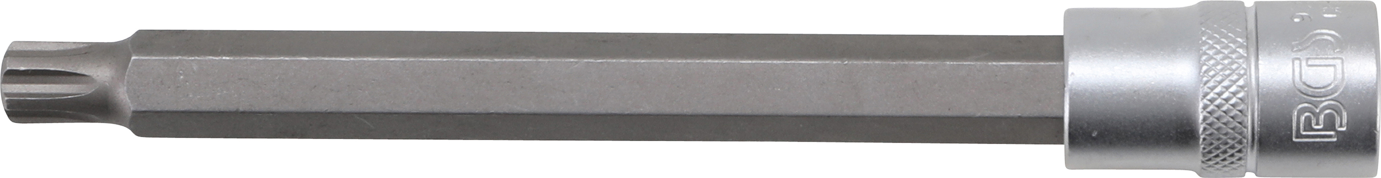 BGS Bit-Einsatz | Länge 168 mm | Antrieb Innenvierkant 12,5 mm (1/2") | für VAG Polydrive Zylinderkopfschrauben