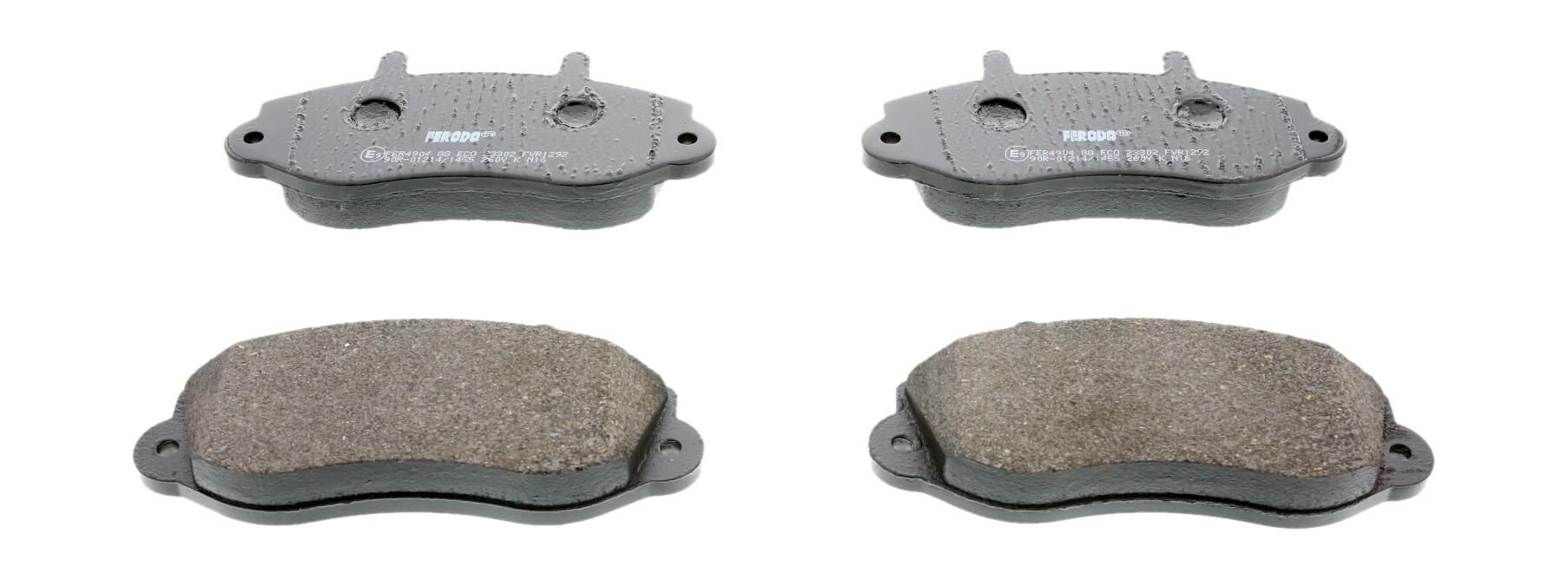 Bremsbelagsatz, Scheibenbremse