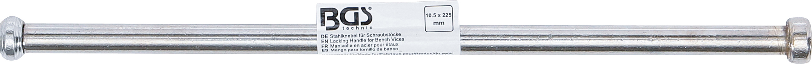 BGS Stahlknebel für Schraubstöcke | 10,5 x 225 mm